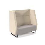 social space sofa in cream fabric