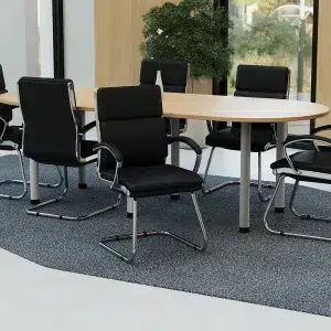 Visitor Chair Medium Back Classe Tan, Black Or White