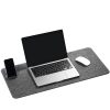 desk pad grey felt