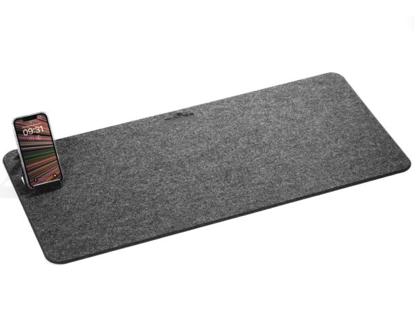 desk pad with phone holder