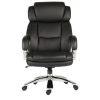heavy duty office chair black leather