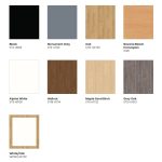 colour chart for sit stand desks