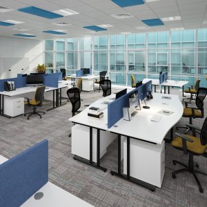 Work 25 Cantilever Leg Frame Desks