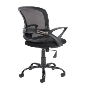 mesh office chair back view