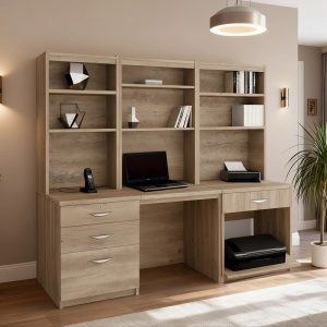 home office desk grey