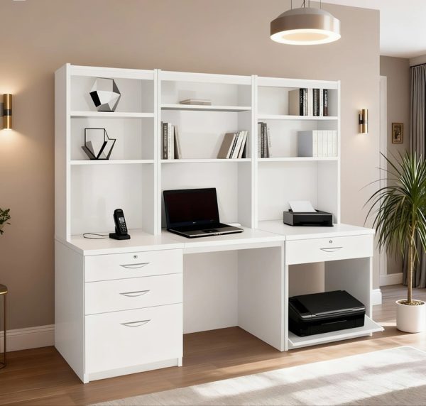 home office desk white