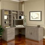 home office desk grey