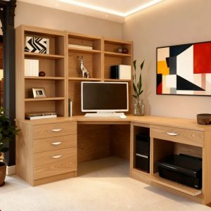 home office desk oak
