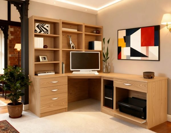 home office desk oak