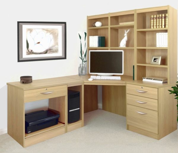 Home Office Desk Wellington ONE Classic Oak - Image 2