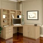 office furniture set classic oak including corner desk, office drawers, bookcase and office cupboard