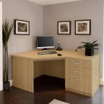 home office desk oak with drawers corner desk
