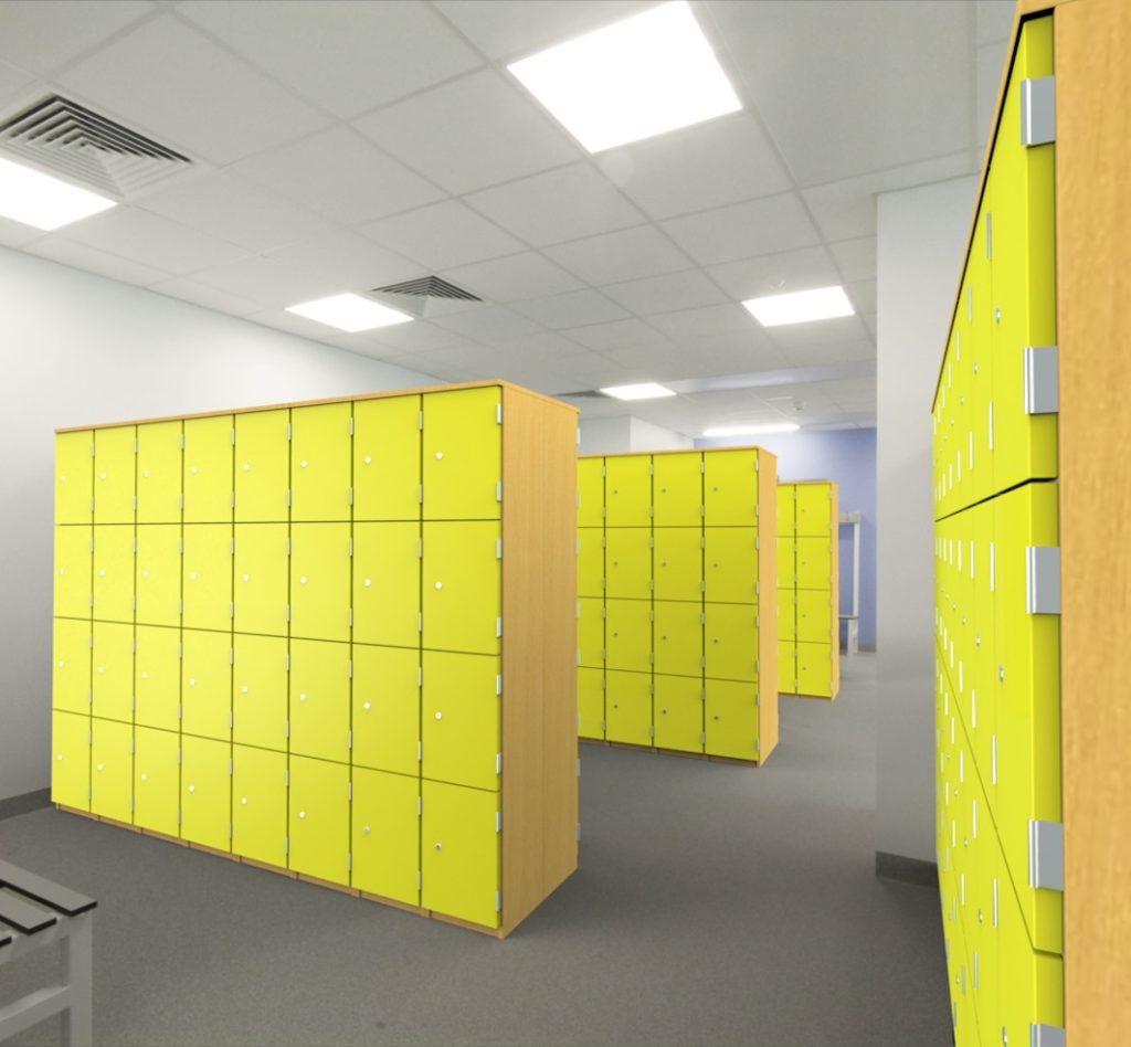 London Lockers 4 Compartments | Personal Storage Lockers