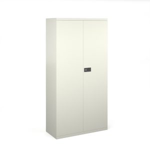 steel office cupboard white