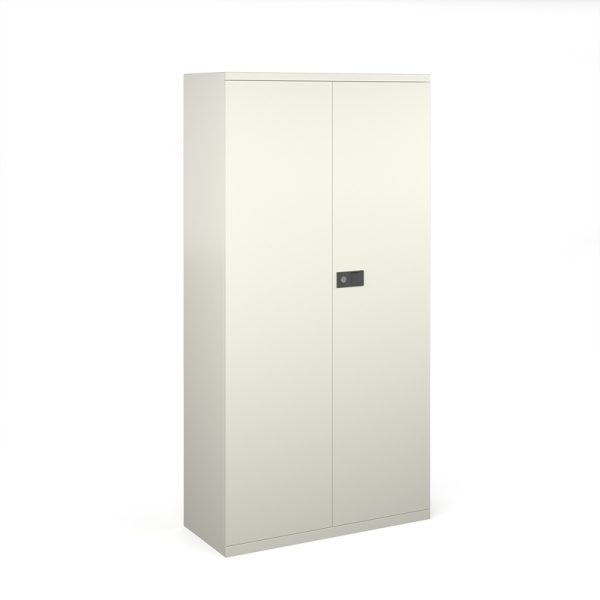 steel office cupboard white