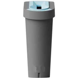 office recycling bin grey