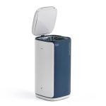 food waste bin with top open