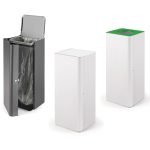 office recycling bin with lock