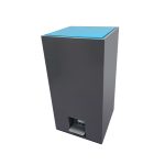 office recycling bin with pedal.