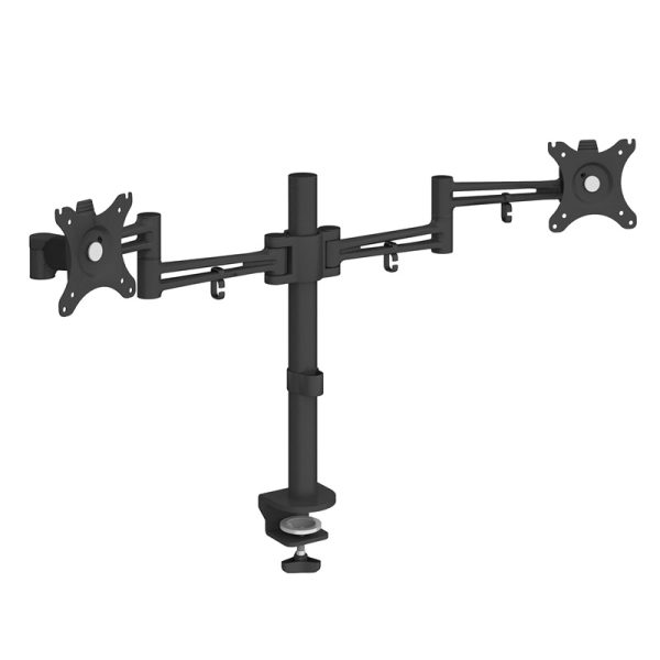flat screen monitor arm with double arm black