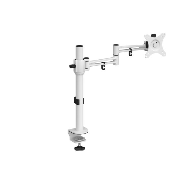 flat screen monitor arm white
