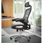 mesh back office chair in office