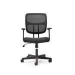 mesh office chair black front view