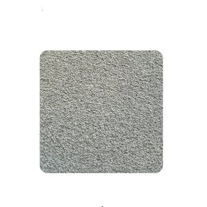 grey boucle swatch for curved reception sofa