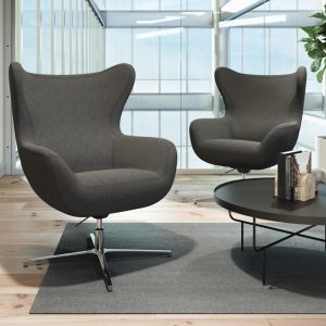 modern armchair grey for receptions