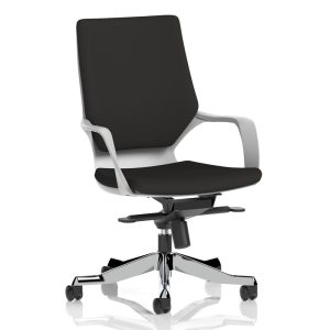 executive office chair in black fabric