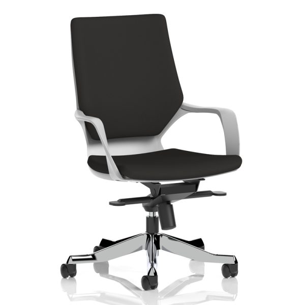 executive office chair in black fabric