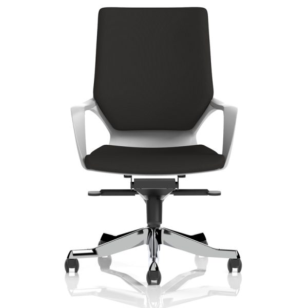 executive office chair in black fabric