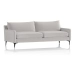 grey fabric reception sofa