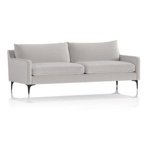 grey fabric reception sofa