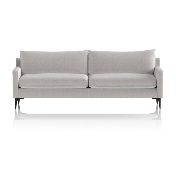 grey fabric sofa