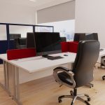 high back executive office chair black. in office