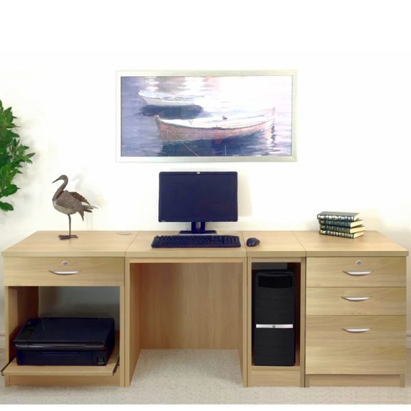 home office desk classic oak