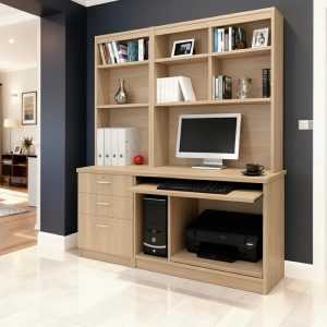 home office desk sandstone with storage
