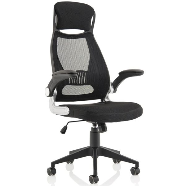 mesh back executive office chair black