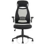 mesh back high back executive office chair front view