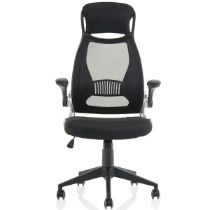 mesh back high back executive office chair front view
