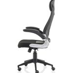 mesh back executive chair side view
