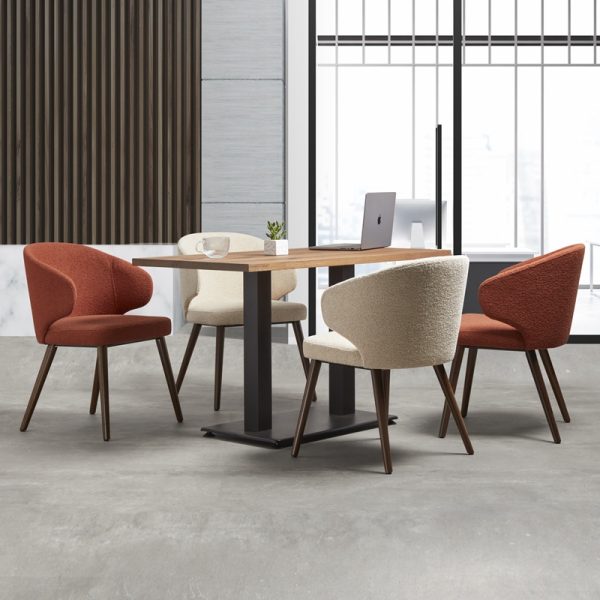 contemporary arm chair around table for working