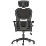 mesh back task operator chair back view
