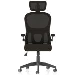 mesh back task operator chair front view