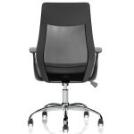 mesh back task operator chair back view