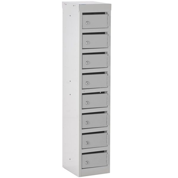 post box pigeon holes with 8 compartments in silver finish