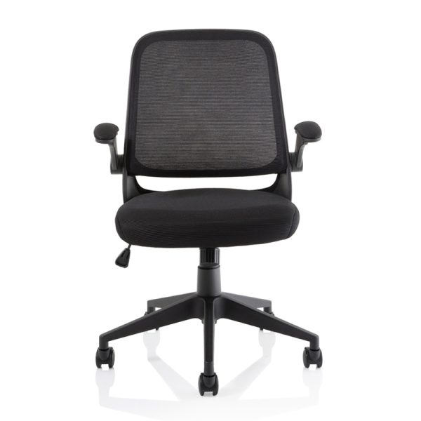 task operator mesh back chair front view