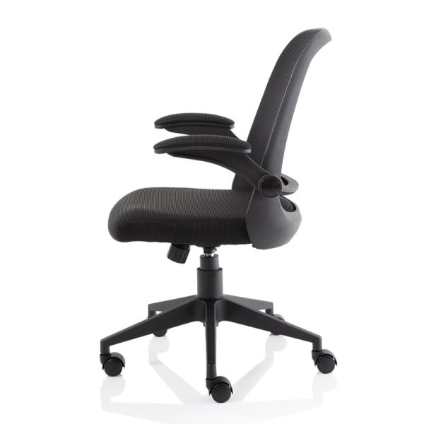 task operator mesh chair side view