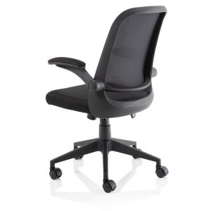 task operator mesh back chair back view